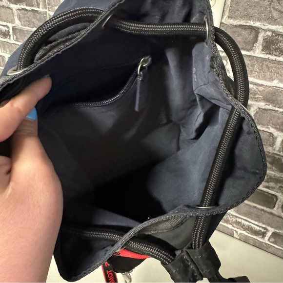 Tommy Jeans Heritage Black Backpack red Spellout small main image 4